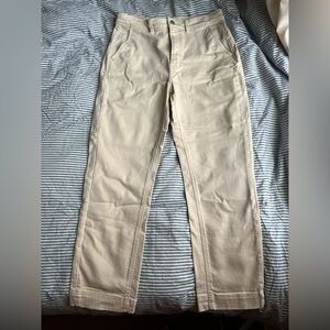 Everlane The Slim Leg Crop Pant Sandstone High Rise Women’s Size 10 Regular